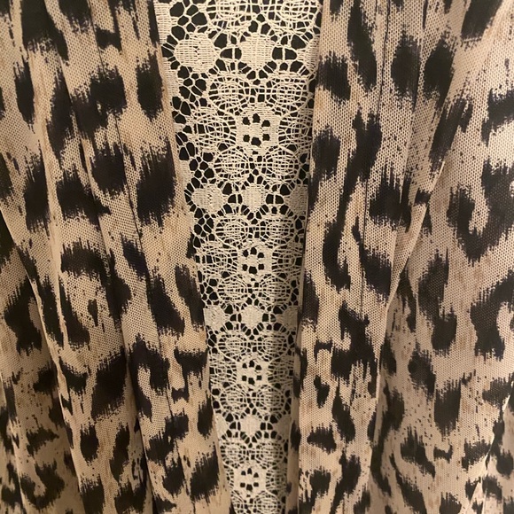 ARITZIA EVIL TWIN Cheetah Print Cardigan - Picture 6 of 7